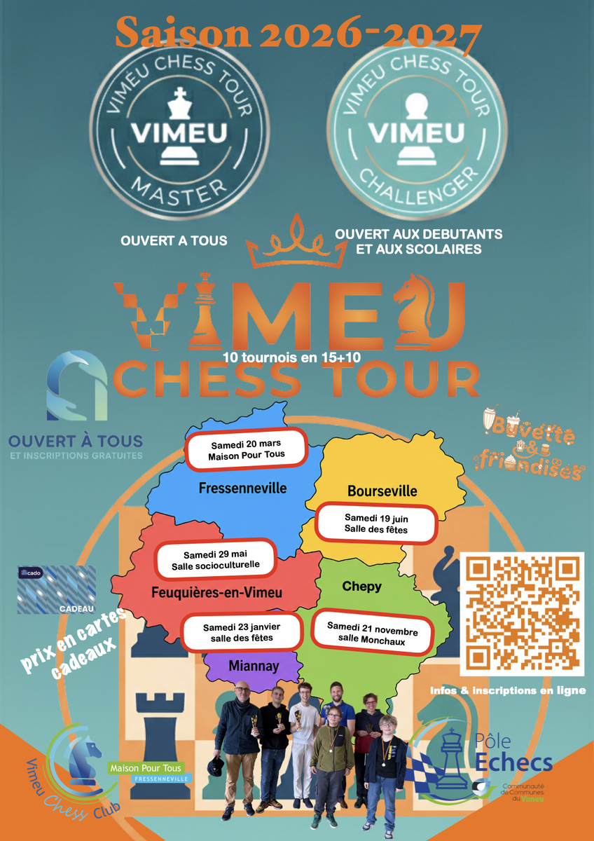 VIMEU CHESS TOUR nouvelle formule