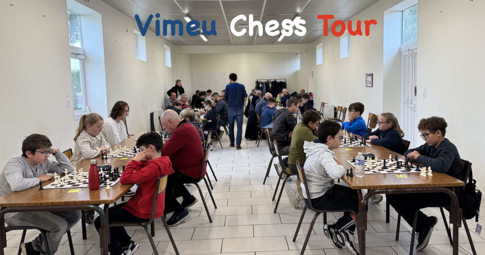 34 personnes participent au Vimeu Chess Tour 1ère étape à Yzengremer capitale des échecs