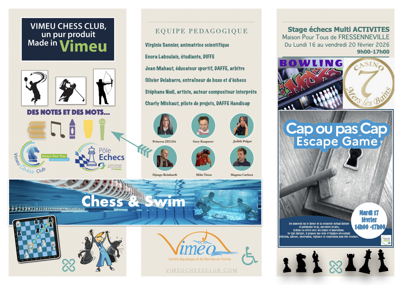 Stage Echecs - Multi activités