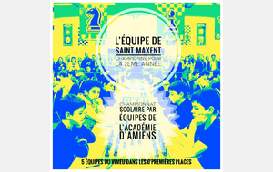 L'équipe de St Maxent championne de l'académie d'Amiens pour la 2ème année consécutive