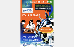 MASTERCLASS de préparation du Rapide Fide du Vimeu