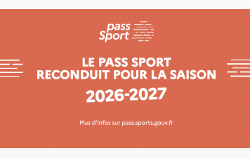 Le Pass Sport reconduit pour la saison 2026-2027