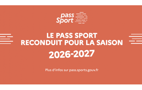 Le Pass Sport reconduit pour la saison 2026-2027